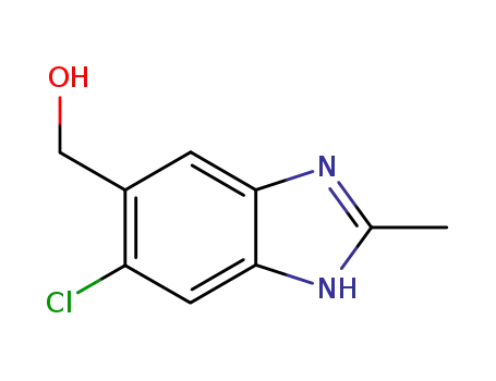 1H-Benzimidazole-5-methanol,6-chloro-2-methyl-(9CI)