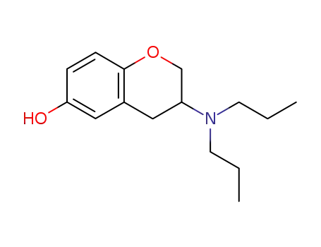 Molecular Structure of 116005-04-0 (6-hydroxy-3,4-dihydro-3-(dipropylamino)-2H-1-benzopyran)