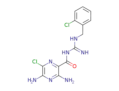 Molecular Structure of 1163-44-6 (2-chlorobenzylamiloride)