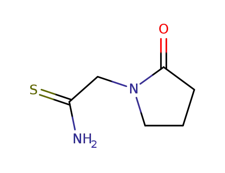 1-Pyrrolidineethanethioamide, 2-oxo-