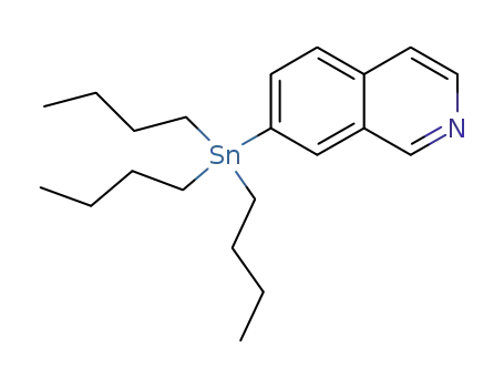Molecular Structure of 1161975-56-9 (7-(Tributylstannyl)isoquinoline)