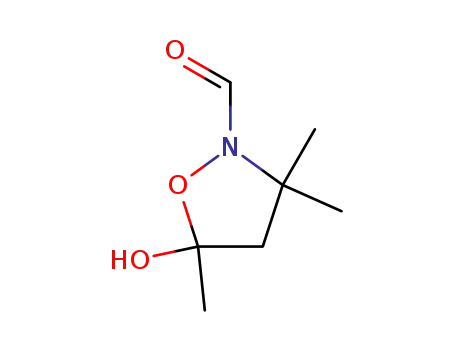 2-이속사졸리딘카르복스알데히드, 5-히드록시-3,3,5-트리메틸-(9CI)