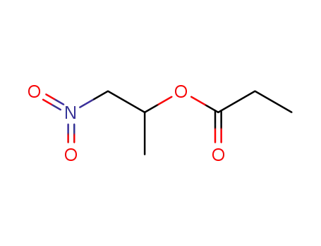 Molecular Structure of 115839-90-2 (2-propanol, 1-nitro-, propanoate (ester))
