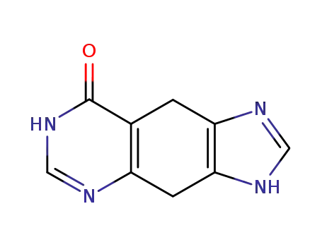 Molecular Structure of 115419-99-3 (8H-Imidazo[4,5-g]quinazolin-8-one,1,4,5,9-tetrahydro-(9CI))