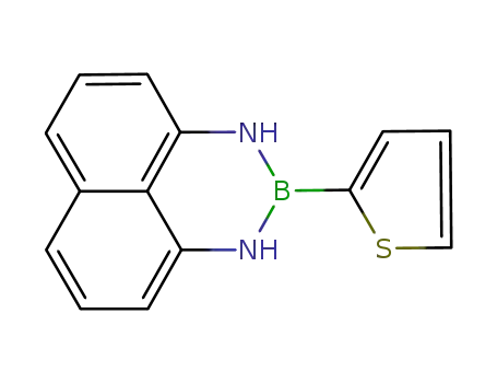 Molecular Structure of 1159803-80-1 (2-(Thiophen-2-yl)-2,3-dihydro-1H-naphtho-[1,8-de][1,3,2]diazaborinine)