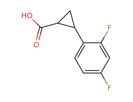 2-(2,4-difluorophenyl)cyclopropanecarboxylic acid