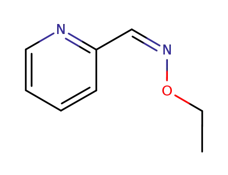 Molecular Structure of 116026-80-3 (2-Pyridinecarboxaldehyde,O-ethyloxime,(Z)-(9CI))