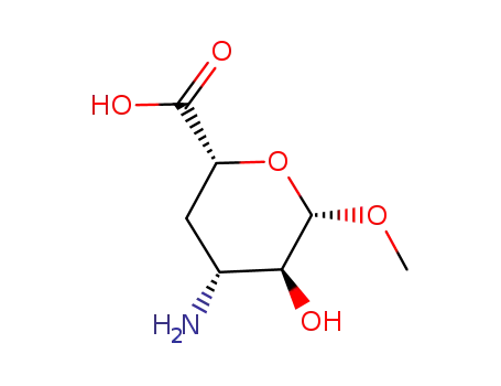 베타-L-자일로-헥소피라노시두론산, 메틸 3-아미노-3,4-디데옥시-(9CI)