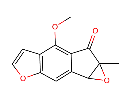 6-methoxy-7a-methyl-1a,7a-dihydro-1,3-dioxa-cyclopropa[<i>a</i>]-<i>s</i>-indacen-7-one