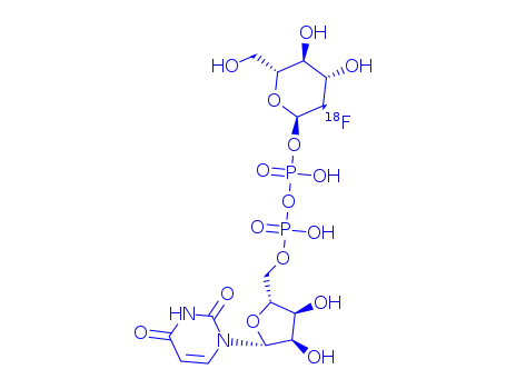 Molecular Structure of 115366-69-3 (UDP-2-fluoro-2-deoxygalactose)