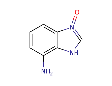 Molecular Structure of 116424-03-4 (1H-Benzimidazol-7-amine,3-oxide(9CI))
