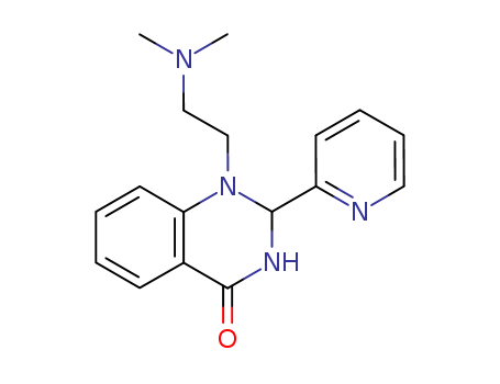 4(1H)-Quinazolinone,1-[2-(dimethylamino)ethyl]-2,3-dihydro-2-(2-pyridinyl)-