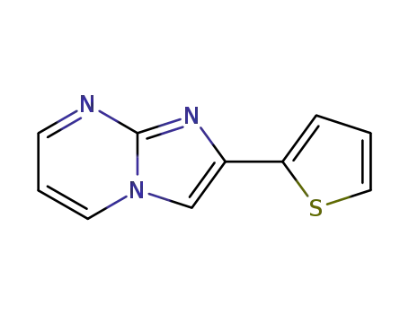 Molecular Structure of 115749-42-3 (2-THIOPHEN-2-YL-IMIDAZO[1,2-A]PYRIMIDINE)