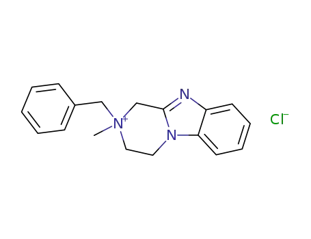 2-benzyl-2-methyl-1,2,3,4-tetrahydro-benz[4,5]imidazo[1,2-<i>a</i>]pyrazinium; chloride