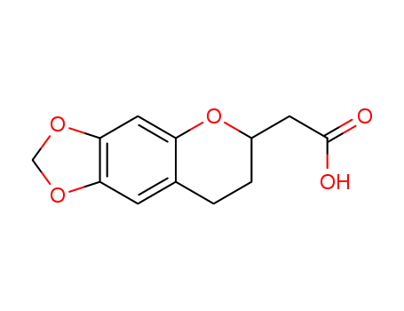 7,8-Dihydro-6H-1,3-dioxolo[4,5-g][1]benzopyran-6-acetic acid CAS No.1262212-30-5