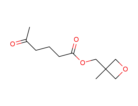 Molecular Structure of 264601-56-1 (3-methyloxetan-3-yl-carbinyl 5-oxohexanoate)