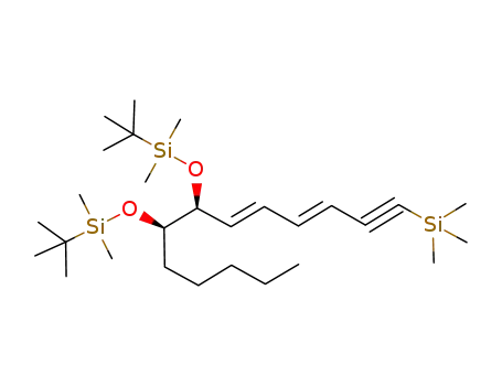 (3E,5E)-(7S,8R)-7,8-Bis-(tert-butyl-dimethyl-silanyloxy)-1-trimethylsilanyl-trideca-3,5-dien-1-yne
