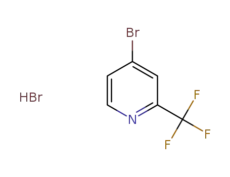 Molecular Structure of 1263378-63-7 (4-Bromo-2-(trifluoromethyl)pyridine hydrobromide)