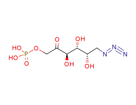 Phosphoric acid mono-((3R,4R,5S)-6-azido-3,4,5-trihydroxy-2-oxo-hexyl) ester
