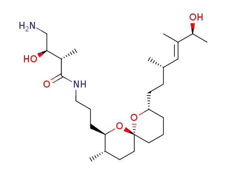 (2S,3R)-4-Amino-3-hydroxy-N-{3-[(2R,3S,6S,8S)-8-((E)-(3S,6S)-6-hydroxy-3,5-dimethyl-hept-4-enyl)-3-methyl-1,7-dioxa-spiro[5.5]undec-2-yl]-propyl}-2-methyl-butyramide