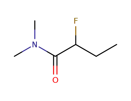 Molecular Structure of 126543-33-7 (Butanamide, 2-fluoro-N,N-dimethyl- (9CI))