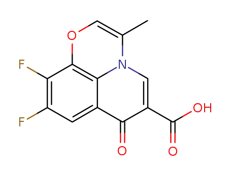 9,10-difluoro-3-methyl-7-oxo-7H-pyrido<1,2,3-de><1,4>benzoxazine-6-carboxylic acid