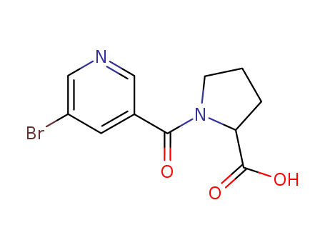 1-(5-BROMO-PYRIDINE-3-CARBONYL)-PYRROLIDINE-2-CARBOXYLIC ACID