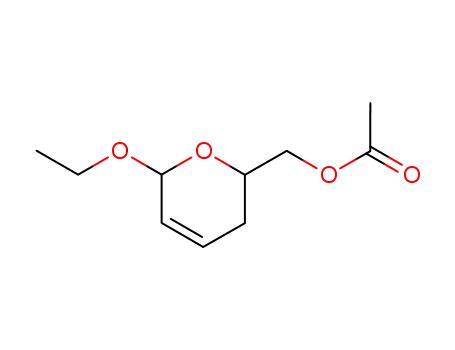 Molecular Structure of 115182-01-9 (2H-Pyran-2-methanol,6-ethoxy-3,6-dihydro-,acetate,(2S-trans)-(9CI))