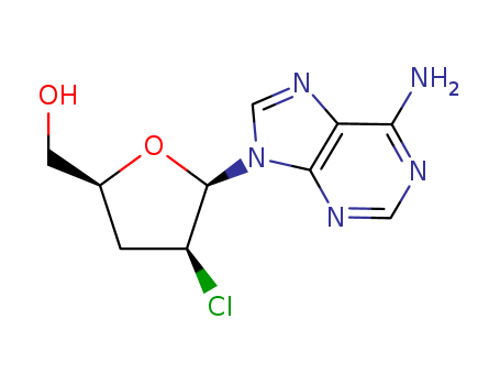 2'-CHLORO-2',3'-DIDEOXYADENOSINE THREO