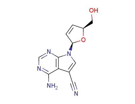 (2R-CIS)-4-AMINO-7-[2,5-DIHYDRO-5-(HYDROXYMETHYL)-2-FURANYL]-7H-PYRROLO[2,3-D]PYRIMIDINE-5-CARBONITRILE