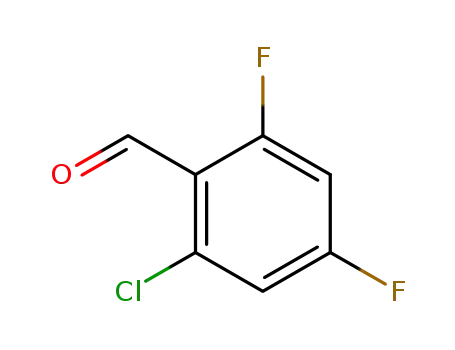 Molecular Structure of 1261493-54-2 (2-chloro-4,6-difluorobenzaldehyde)
