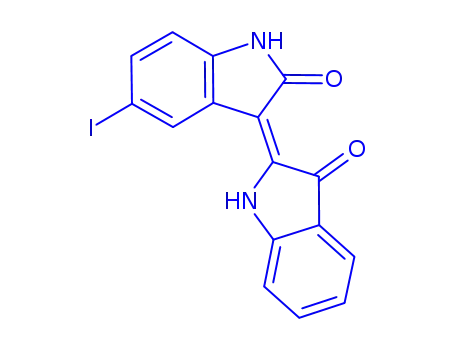 Molecular Structure of 126433-42-9 (5'-iodoindirubin)