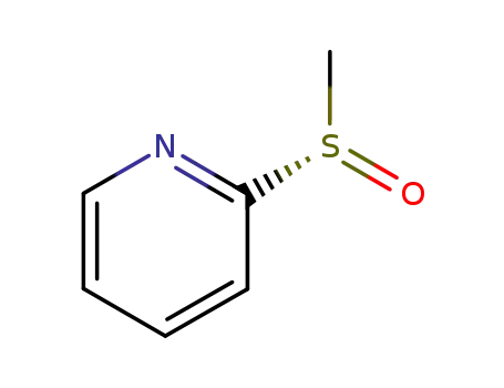 Molecular Structure of 114977-57-0 (Pyridine,2-[(S)-methylsulfinyl]-(9CI))