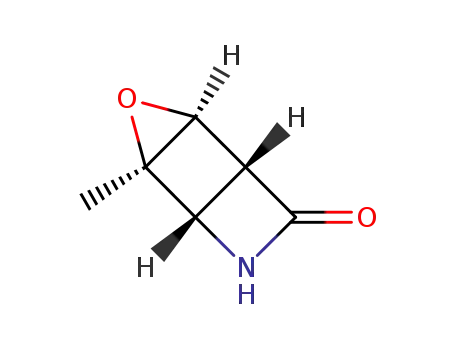 Molecular Structure of 116178-22-4 (3-Oxa-6-azatricyclo[3.2.0.02,4]heptan-7-one,4-methyl-(9CI))