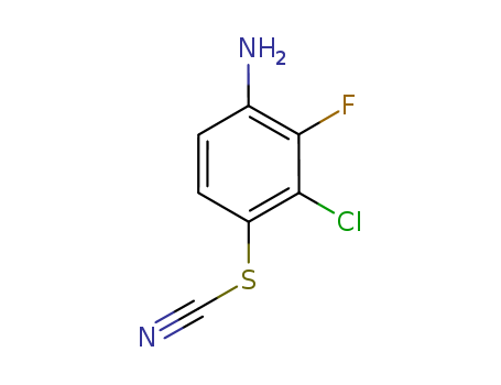 3-Chloro-2-fluoro-4-thiocyanatoaniline