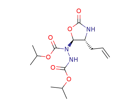 (4R, 5S)-4-allyl-5-(1,2-bis(isopropoxycarbonyl)hydrazino)-2-oxazolidinone