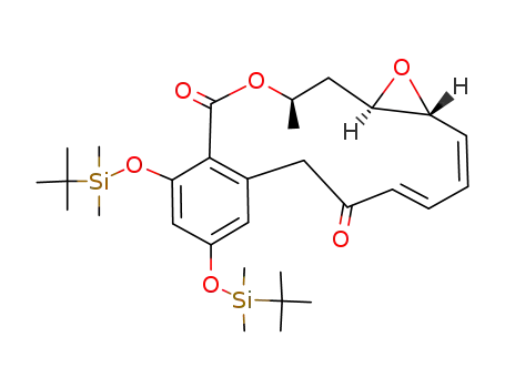 (9Z,11E)-(4R,6R,8R)-17,19-Bis-(tert-butyl-dimethyl-silanyloxy)-4-methyl-3,7-dioxa-tricyclo[13.4.0.0<sup>6,8</sup>]nonadeca-1<sup>(15)</sup>,9,11,16,18-pentaene-2,13-dione