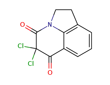 4H-Pyrrolo[3,2,1-ij]quinoline-4,6(5H)-dione,  5,5-dichloro-1,2-dihydro-