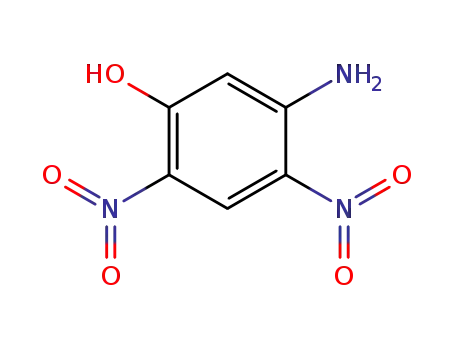 Molecular Structure of 116632-20-3 (5-AMINO-2,4-DINITRO-PHENOL)