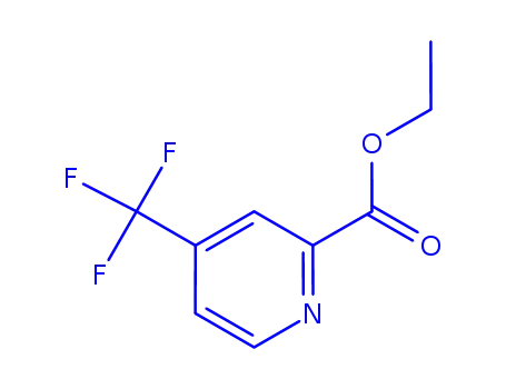 Molecular Structure of 1171919-08-6 (Ethyl 4-(trifluoromethyl)-2-pyridinecarboxylate)