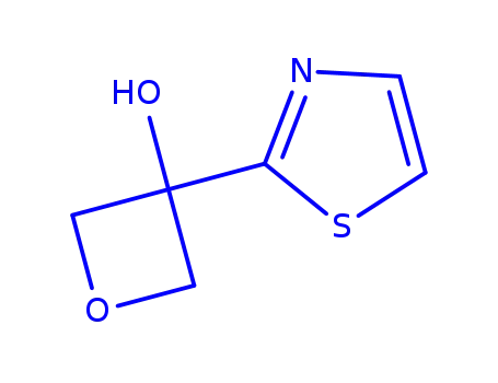 Molecular Structure of 1272412-63-1 (thiazol-2-yl-oxetan-3-ol)
