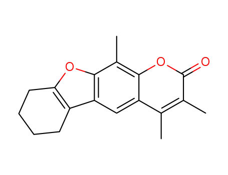 3,4,11-trimethyl-6,7,8,9-tetrahydro-[1]benzofuro[3,2-g]chromen-2-one