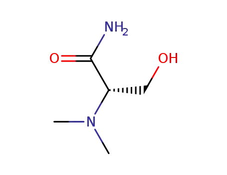 Propanamide, 2-(dimethylamino)-3-hydroxy-, (S)- (9CI)