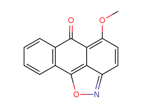 5-methoxy-6-oxo-6H-anthra<1,9-cd>isoxazole