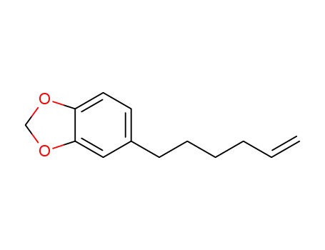 Molecular Structure of 117845-20-2 (5-(hex-5-en-1-yl)-1,3-benzodioxole)