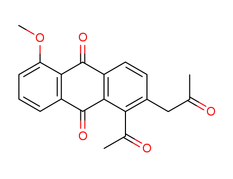 1-Acetyl-5-methoxy-2-(2-oxo-propyl)-anthraquinone