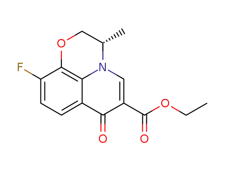 에틸 (S)-10-플루오로-3-메틸-7-옥소-
2,3-dihydro-7H-[1,4]oxazino[2,3,4-ij]quinoline-6-carboxylate
