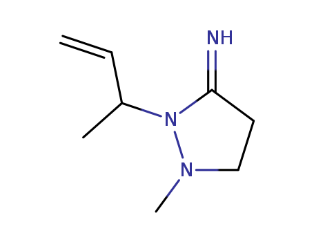3-PYRAZOLIDINIMINE,1-METHYL-2-(1-METHYL-2-ALLYL)-