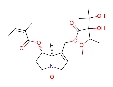Molecular Structure of 127-30-0 (lasiocarpine N-oxide)