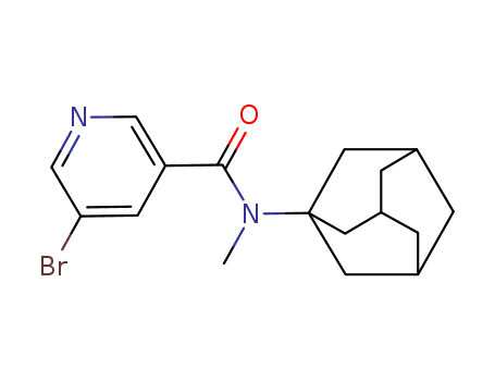 3-Pyridinecarboxamide,5-bromo-N-methyl-N-tricyclo[3.3.1.13,7]dec-1-yl-
